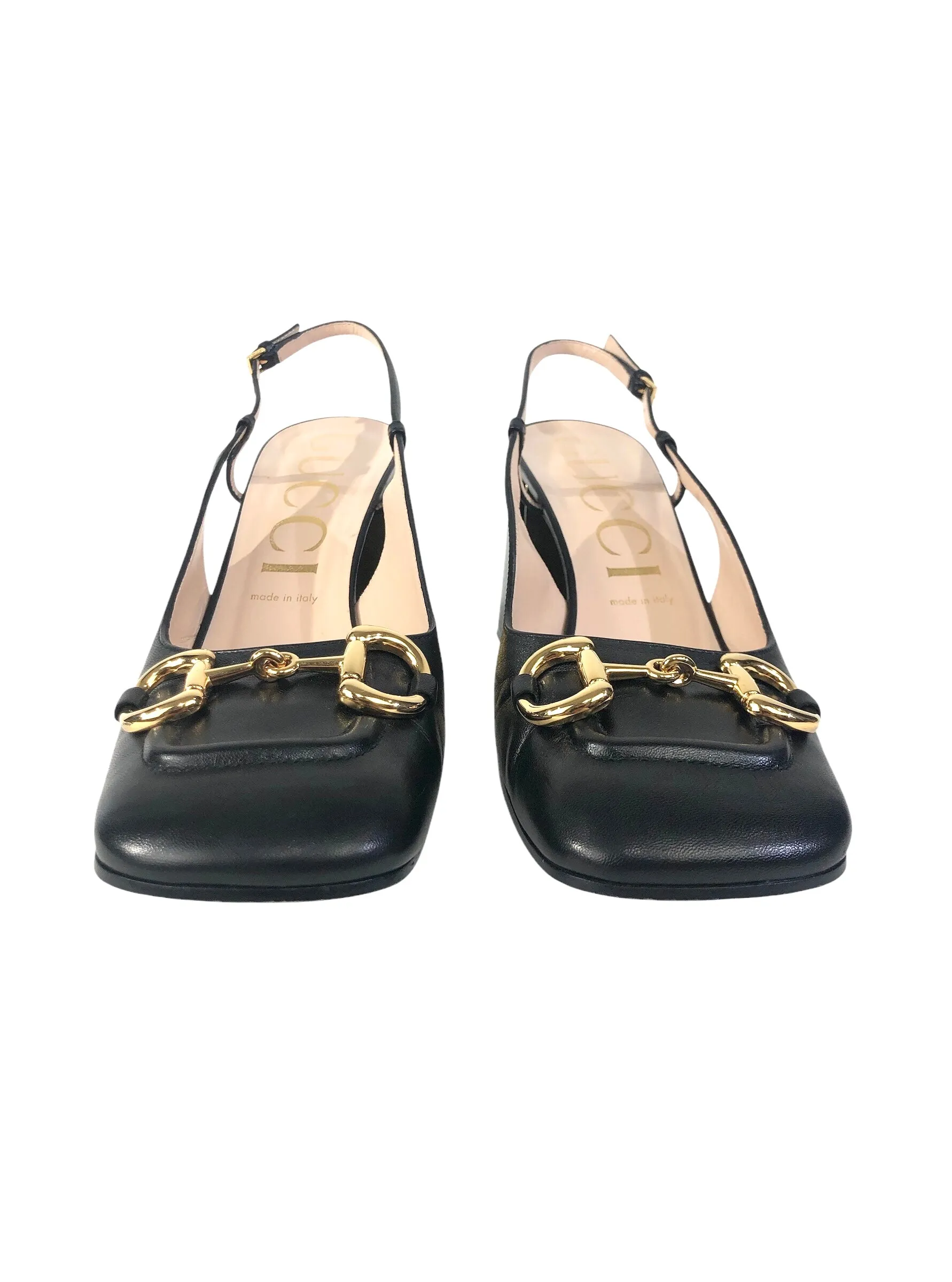 75mm Baby Horse Bit Slingback Pumps | SIze 12