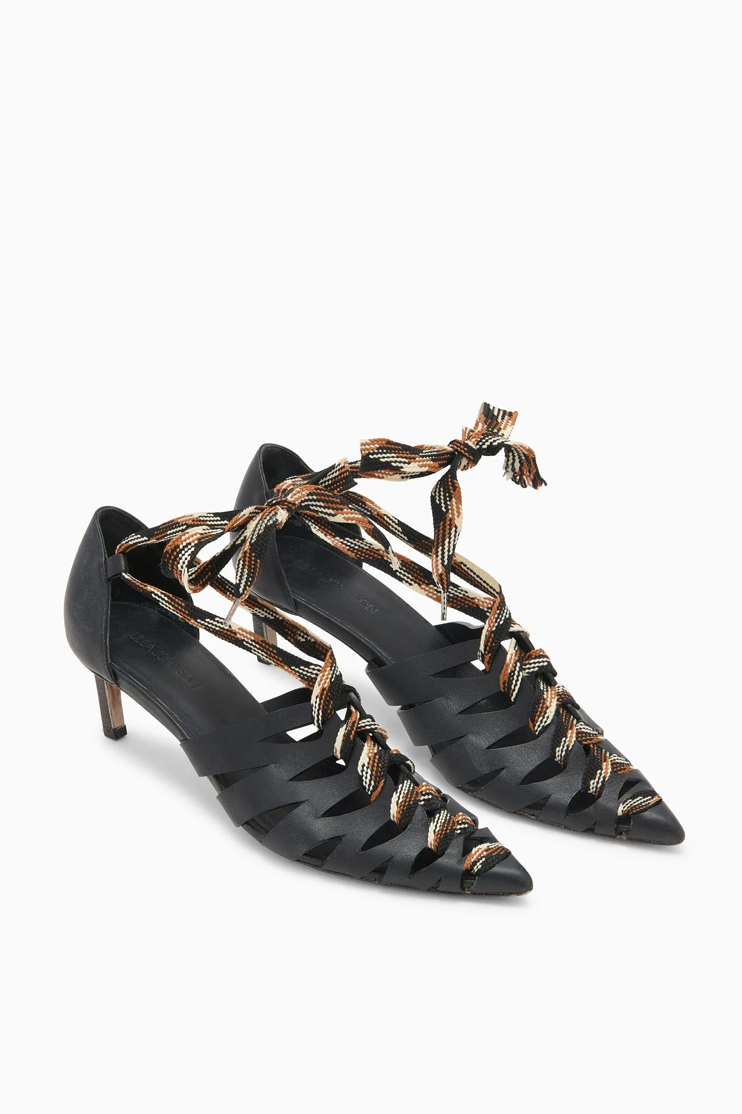Allegra Kitten Heel - Noir