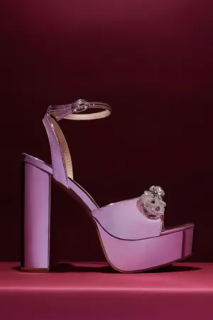 Angel Girl Platform Heels - Pink