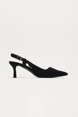 Asher Slingback Pumps - Black