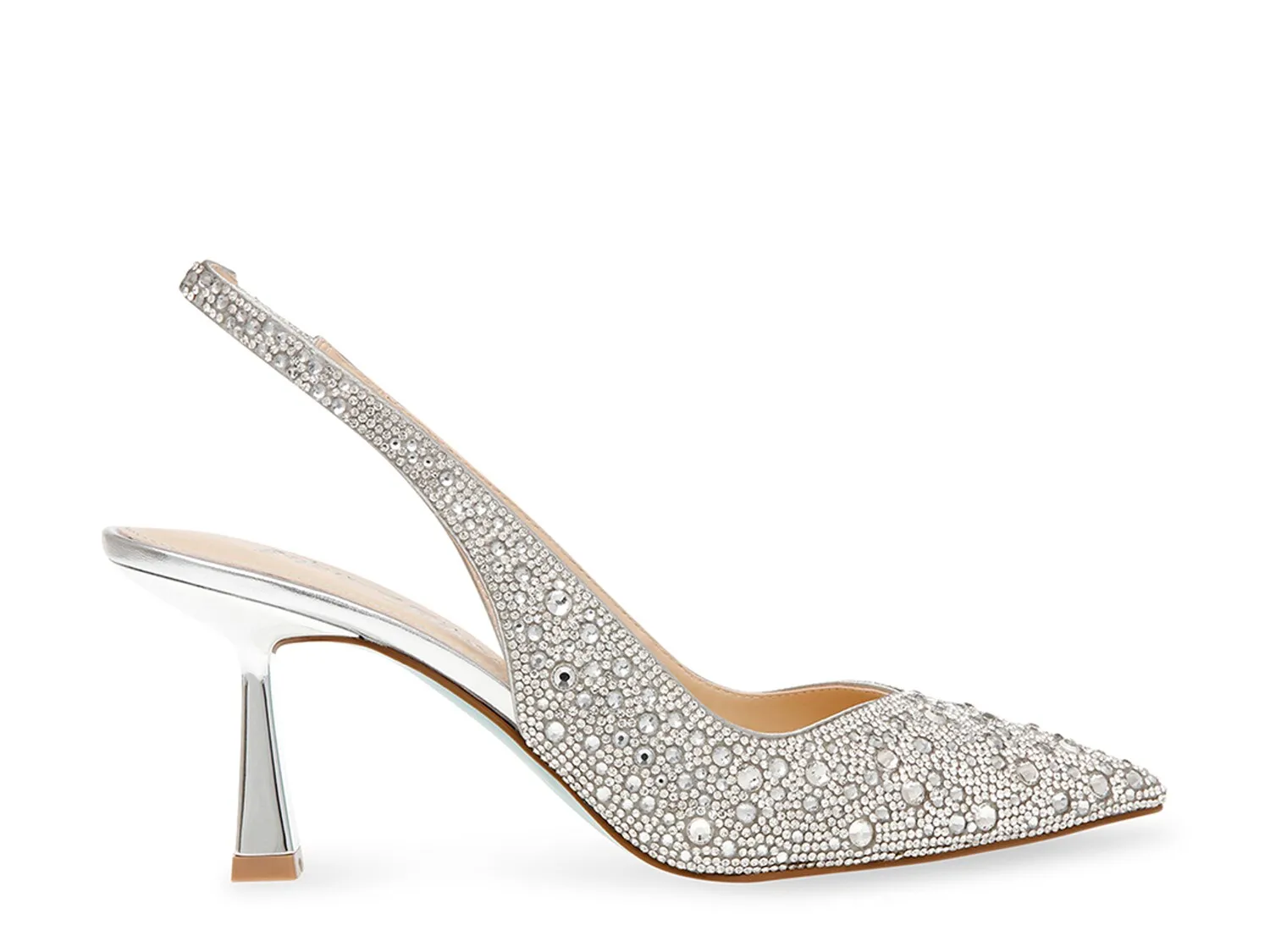 Betsey Johnson Mya shoes, silver