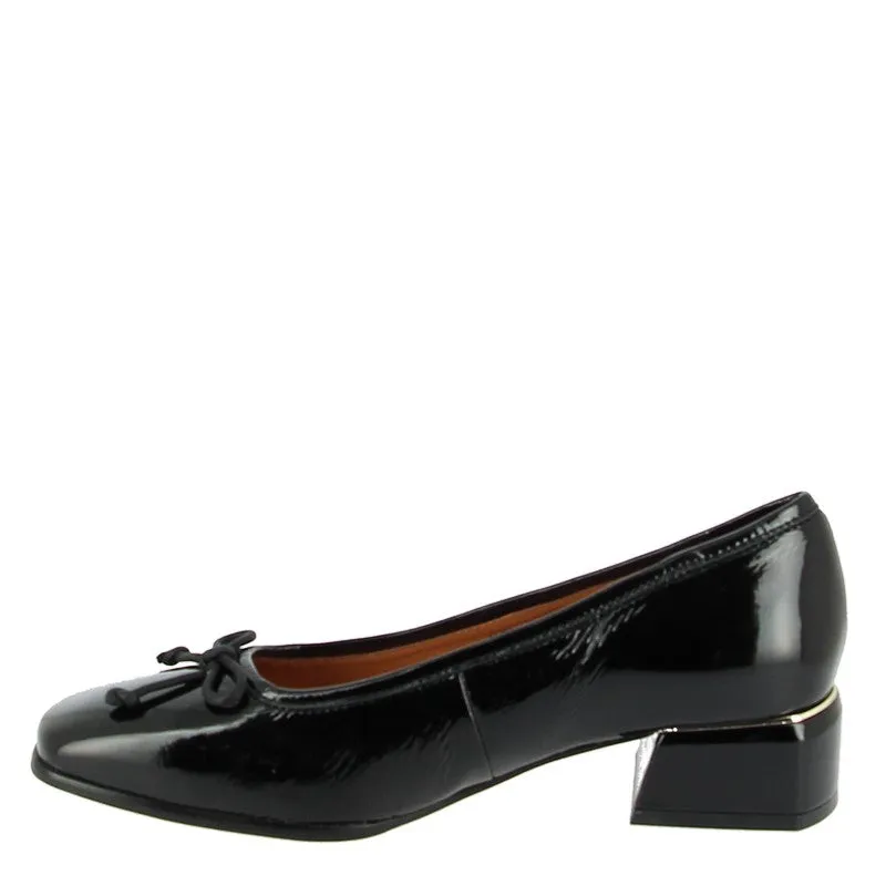 Bresley Albane Black Pump Heel