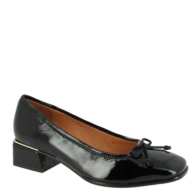 Bresley Albane Black Pump Heel