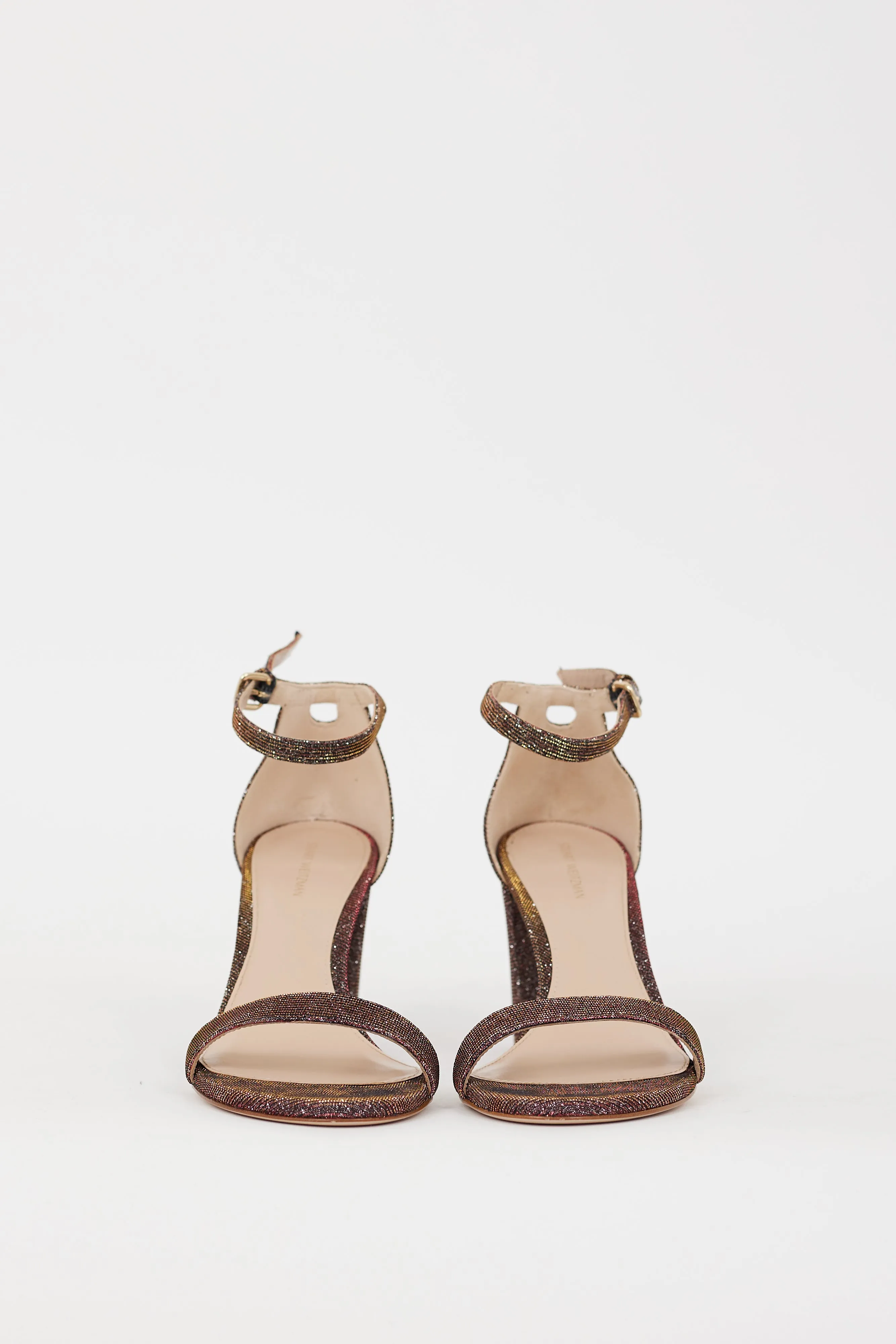 Bronze Glitter NearlyNude Heel