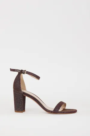Bronze Glitter NearlyNude Heel