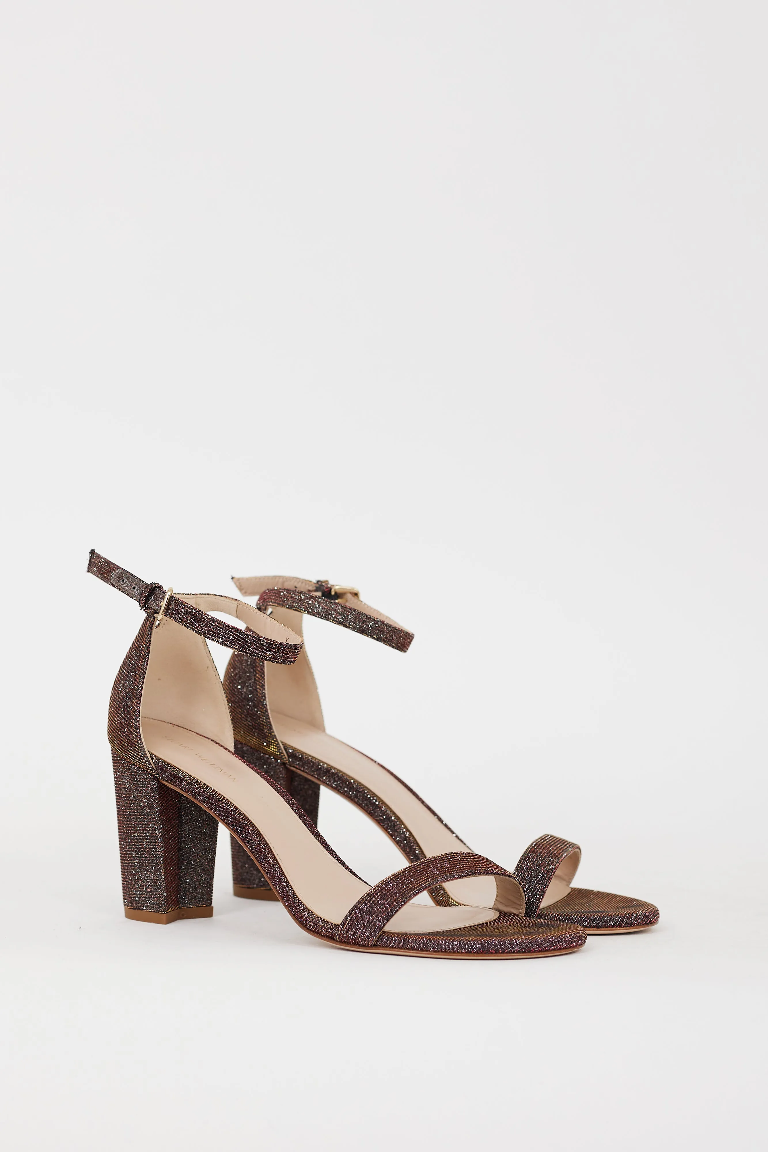 Bronze Glitter NearlyNude Heel