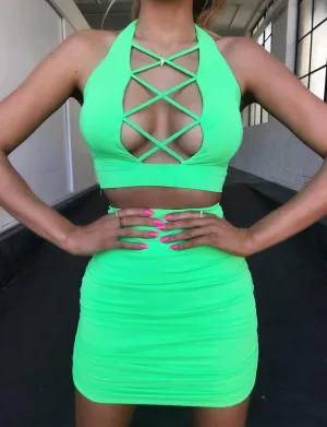 Cece Crop - Pop Green