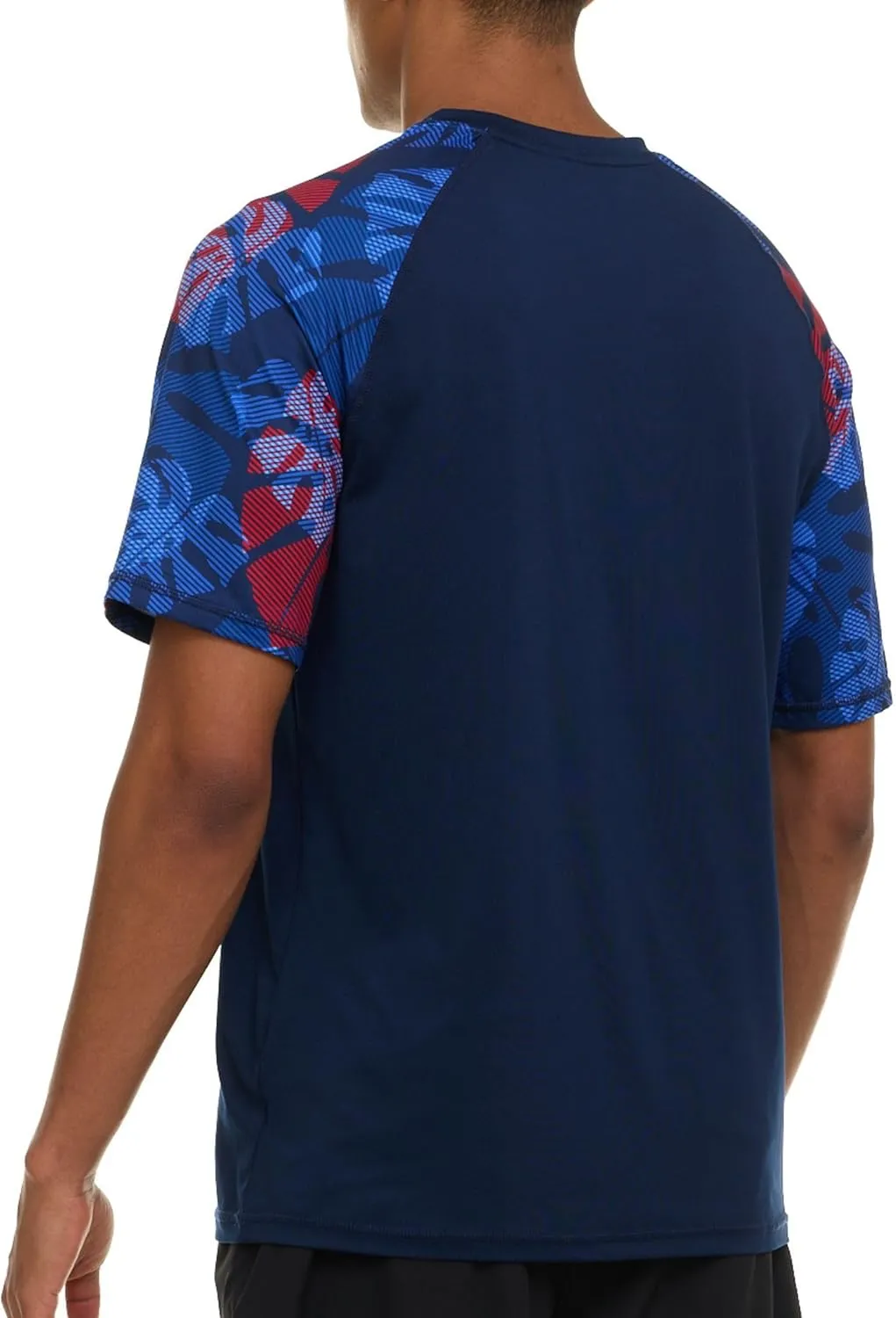 Champion Rash Guard for Men Short Sleeve, Mens Swim Shirt, Sun Shirt UPF  50 UV Protection, SPF Quick Drying Rashguard