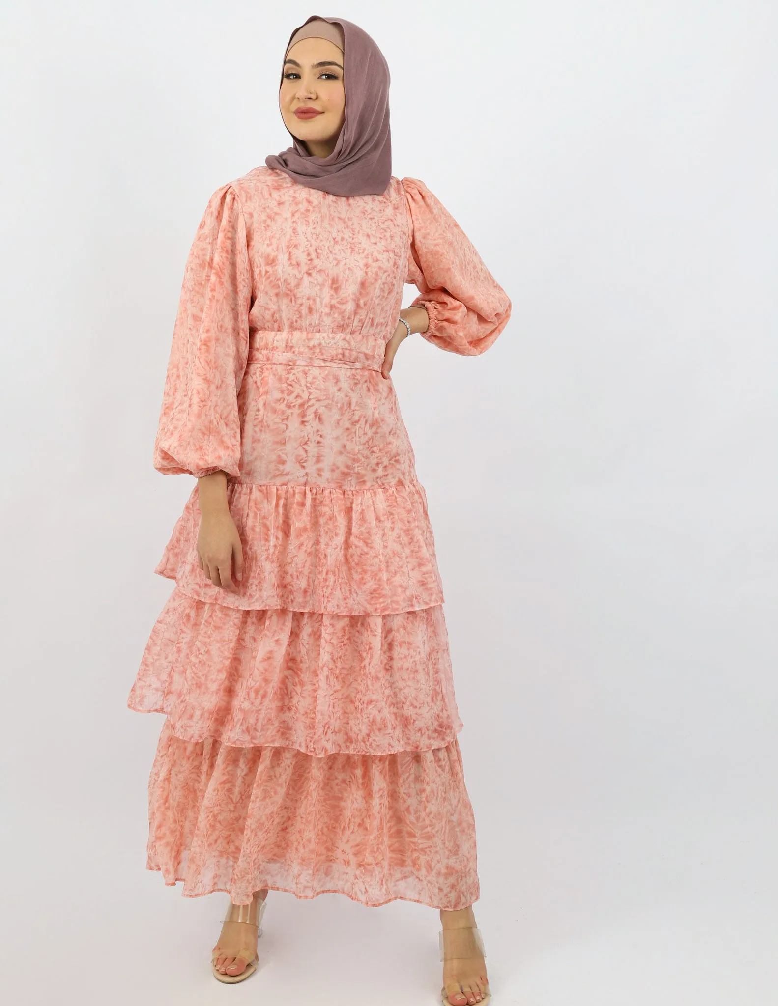 Escape Petal Tiered Dress