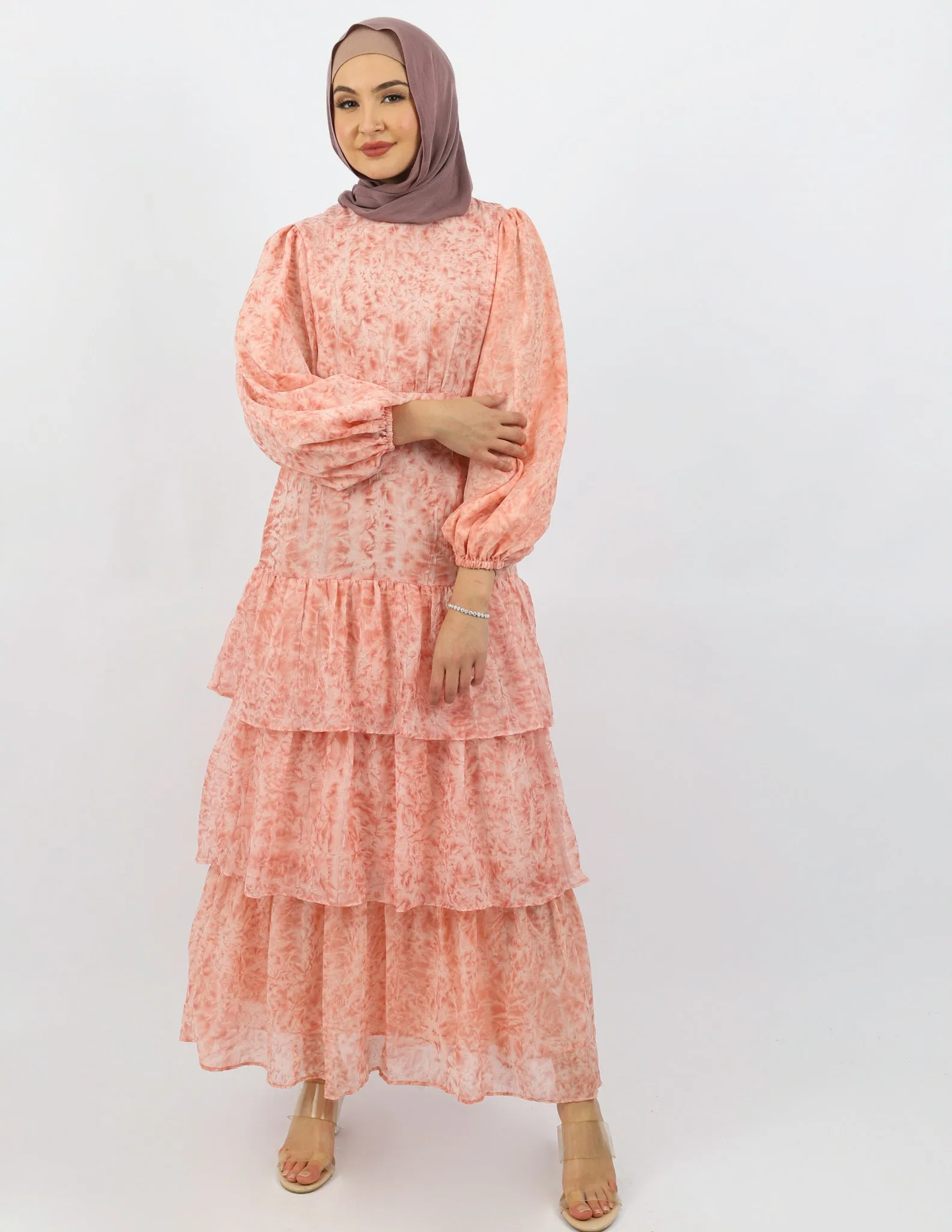 Escape Petal Tiered Dress