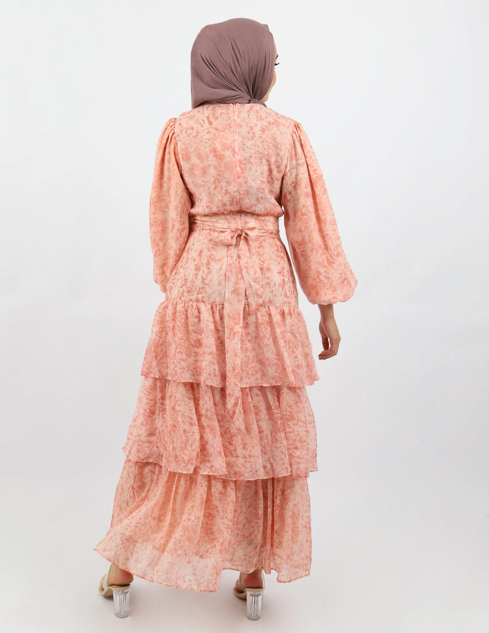 Escape Petal Tiered Dress