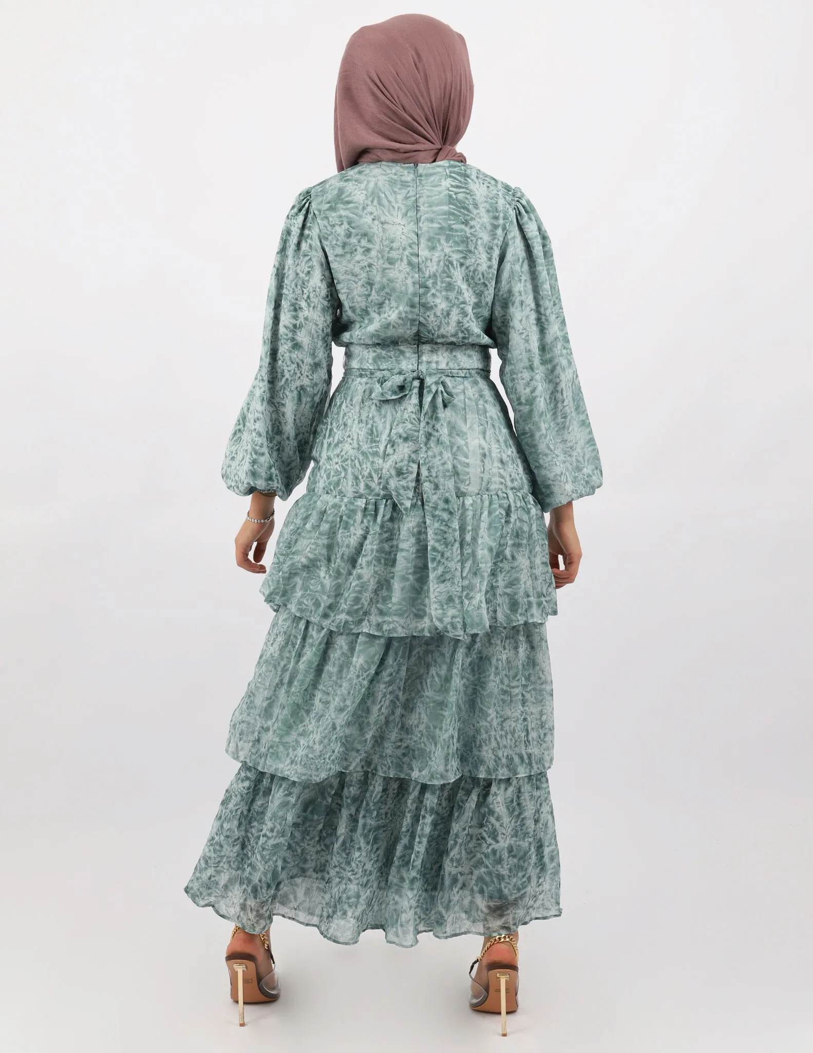 Escape Petal Tiered Dress