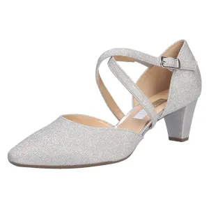 Gabor Slingback Pumps, Silver