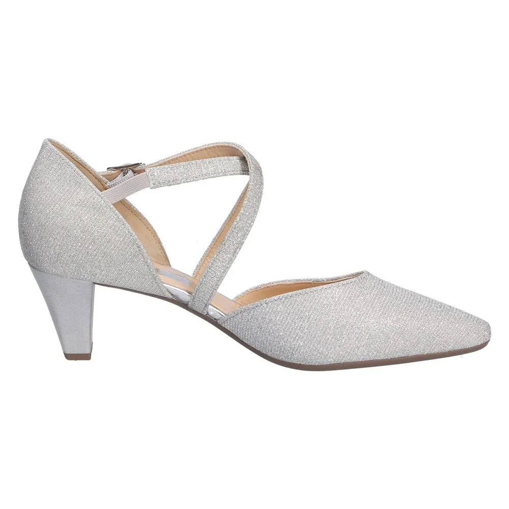Gabor Slingback Pumps, Silver