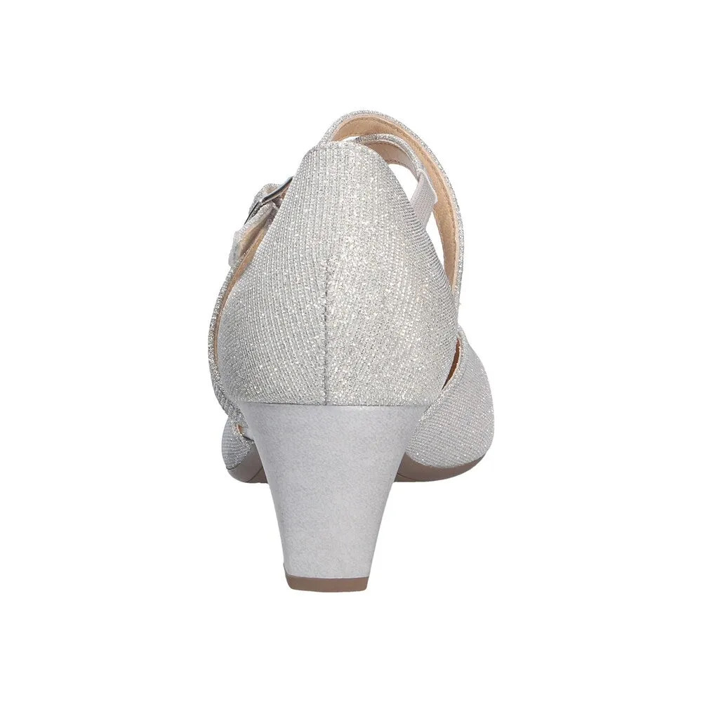 Gabor Slingback Pumps, Silver