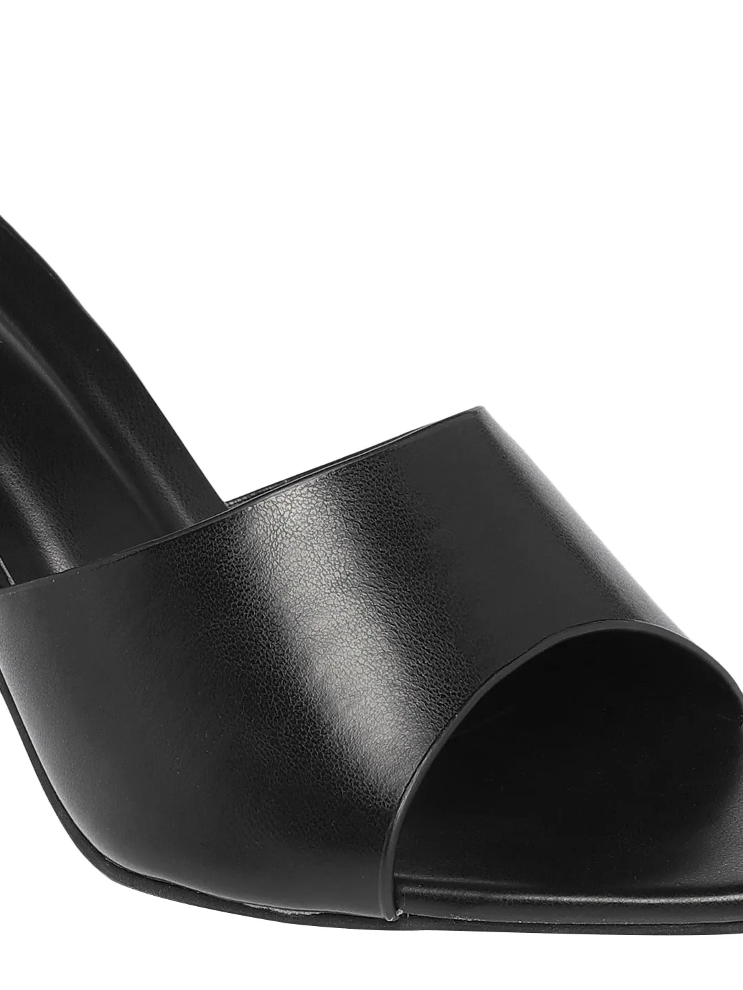 Jax Black Block Heels