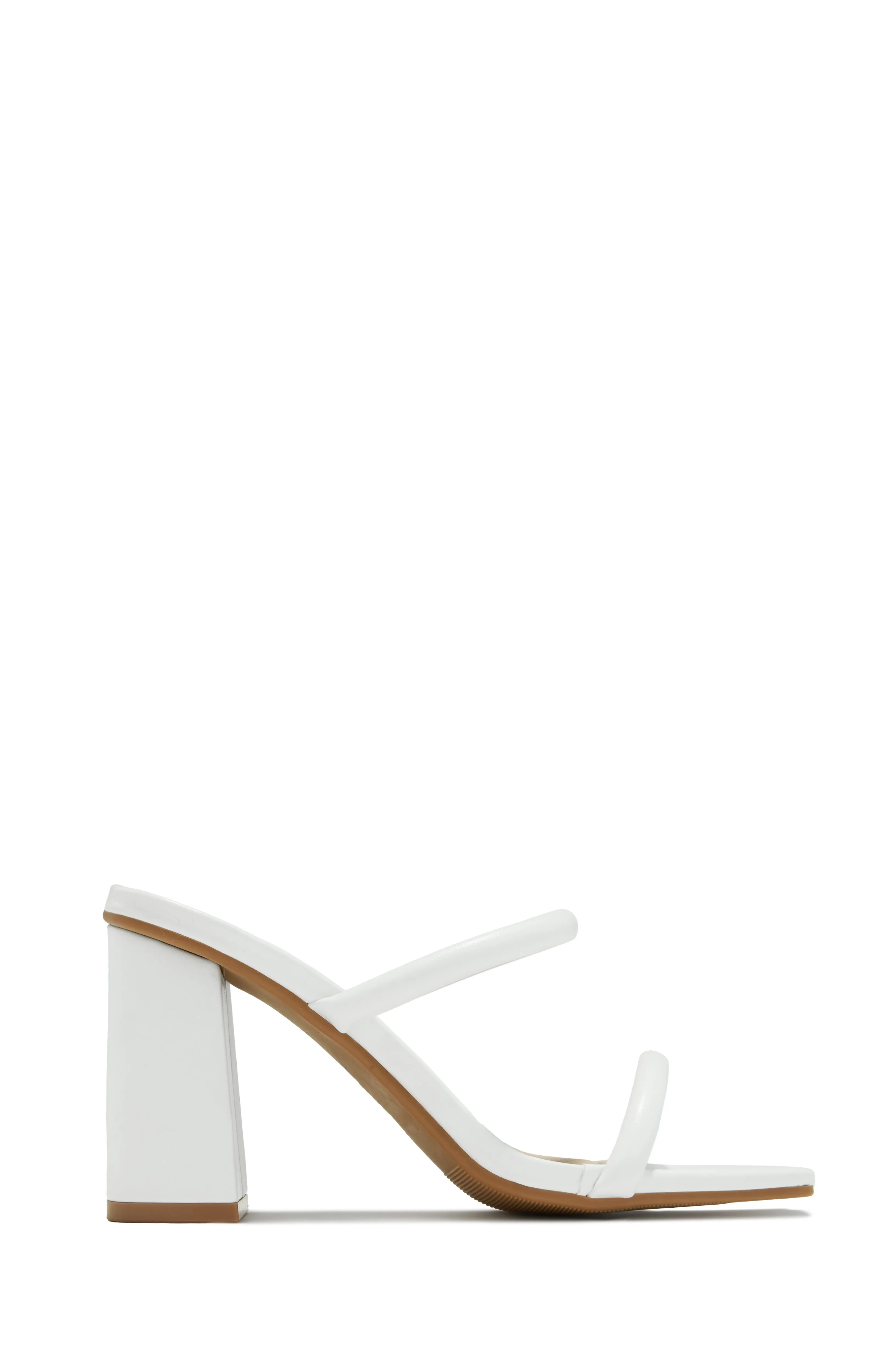 Jenna Block Heel Mules - Camel