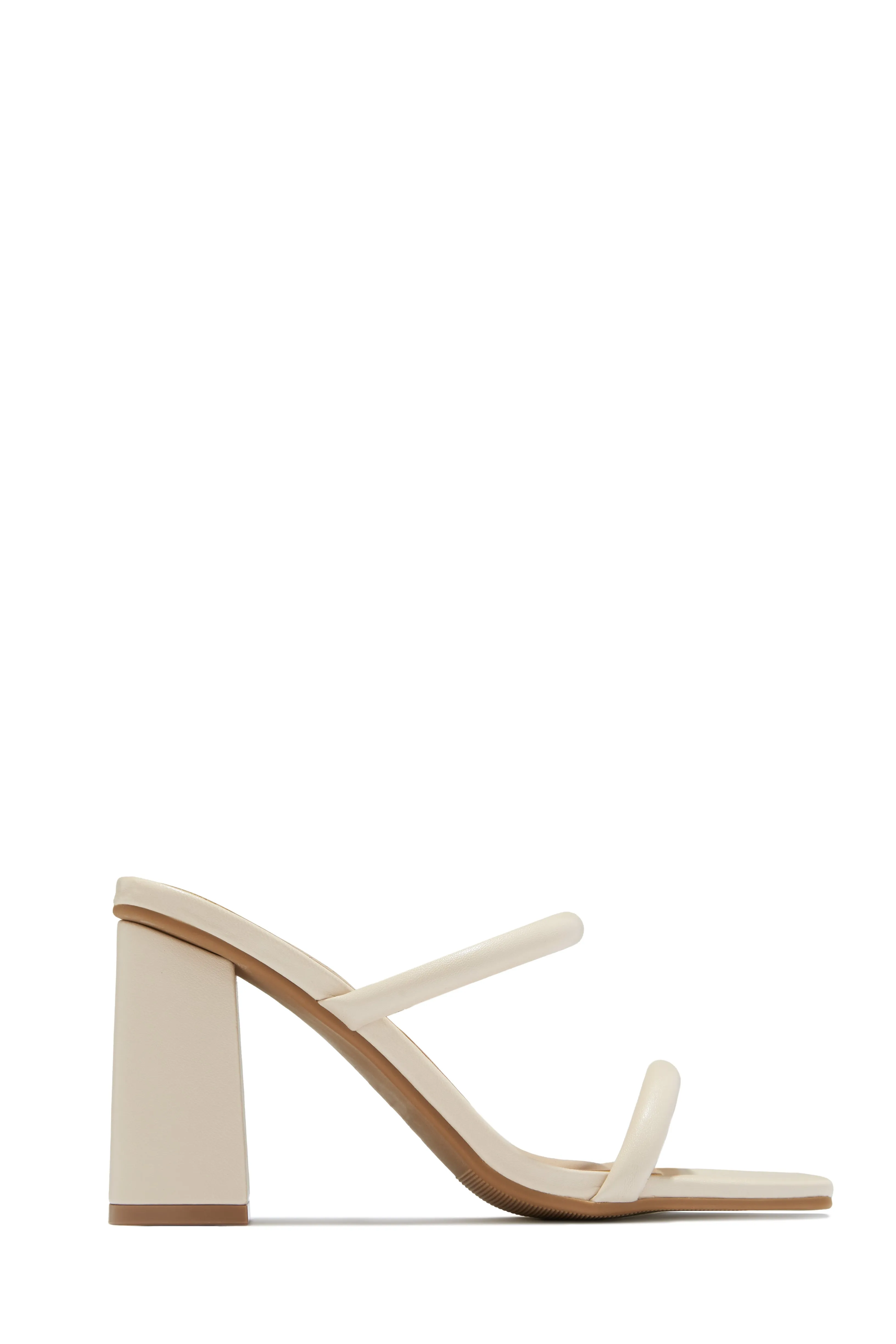 Jenna Block Heel Mules - Camel
