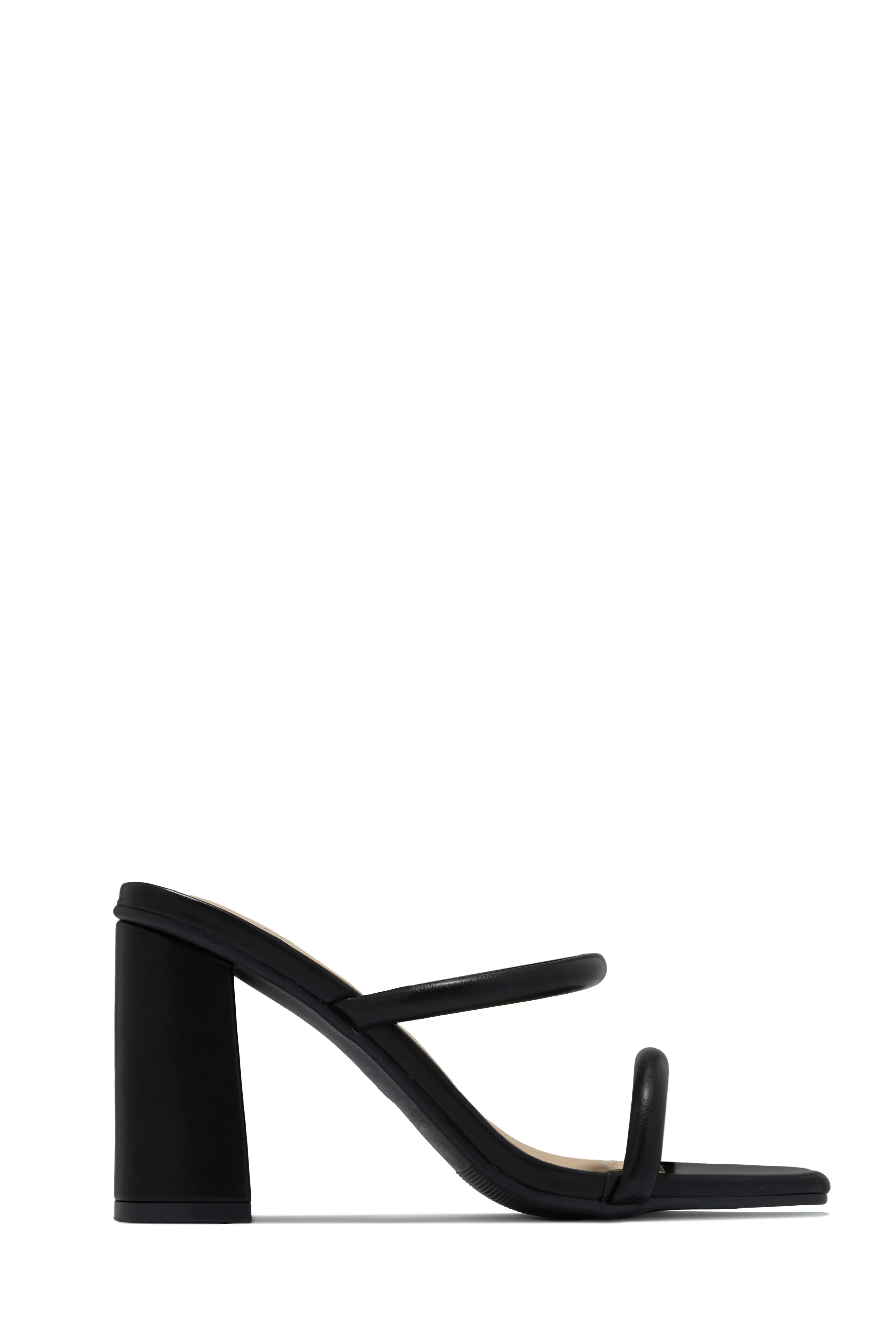 Jenna Block Heel Mules - Camel