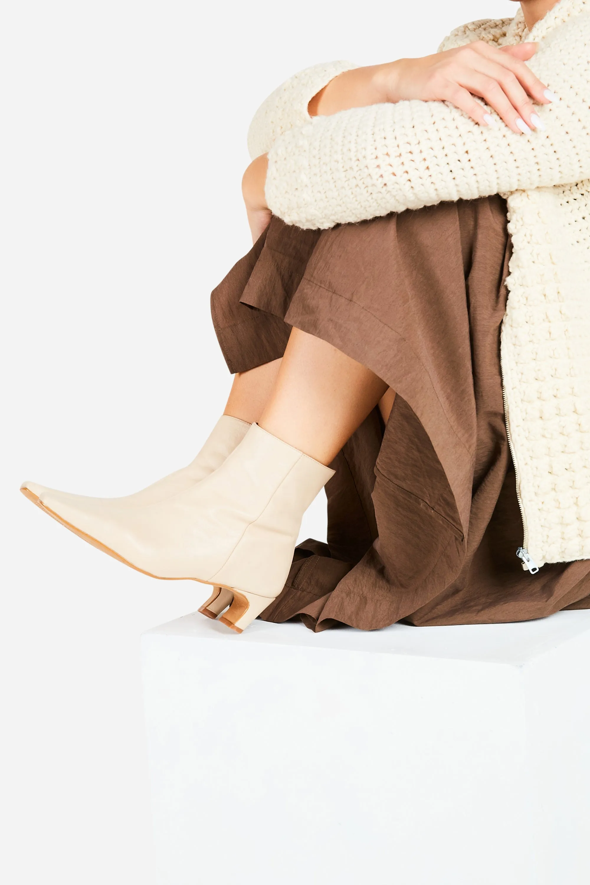LEXI KITTEN HEEL ANKLE BOOT