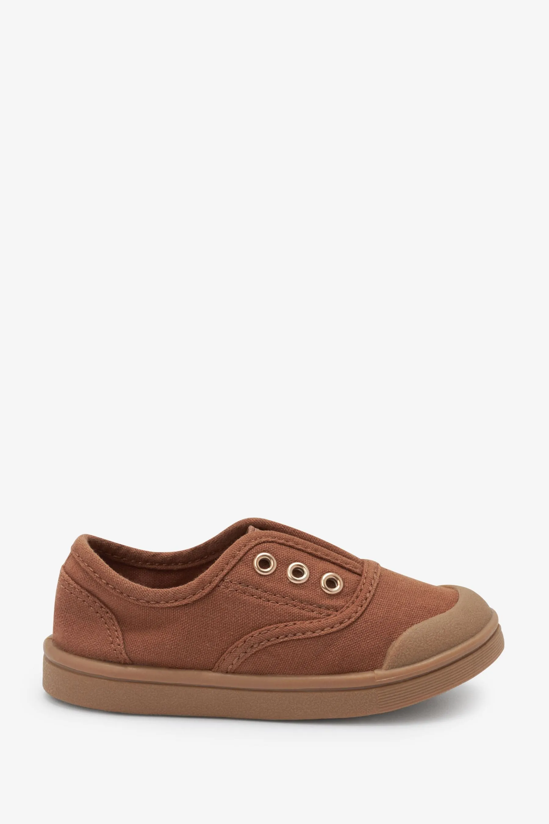 Next Tan Brown Laceless Baby Boys Pumps