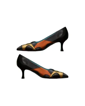 Ramola Handstitched Detail Pumps