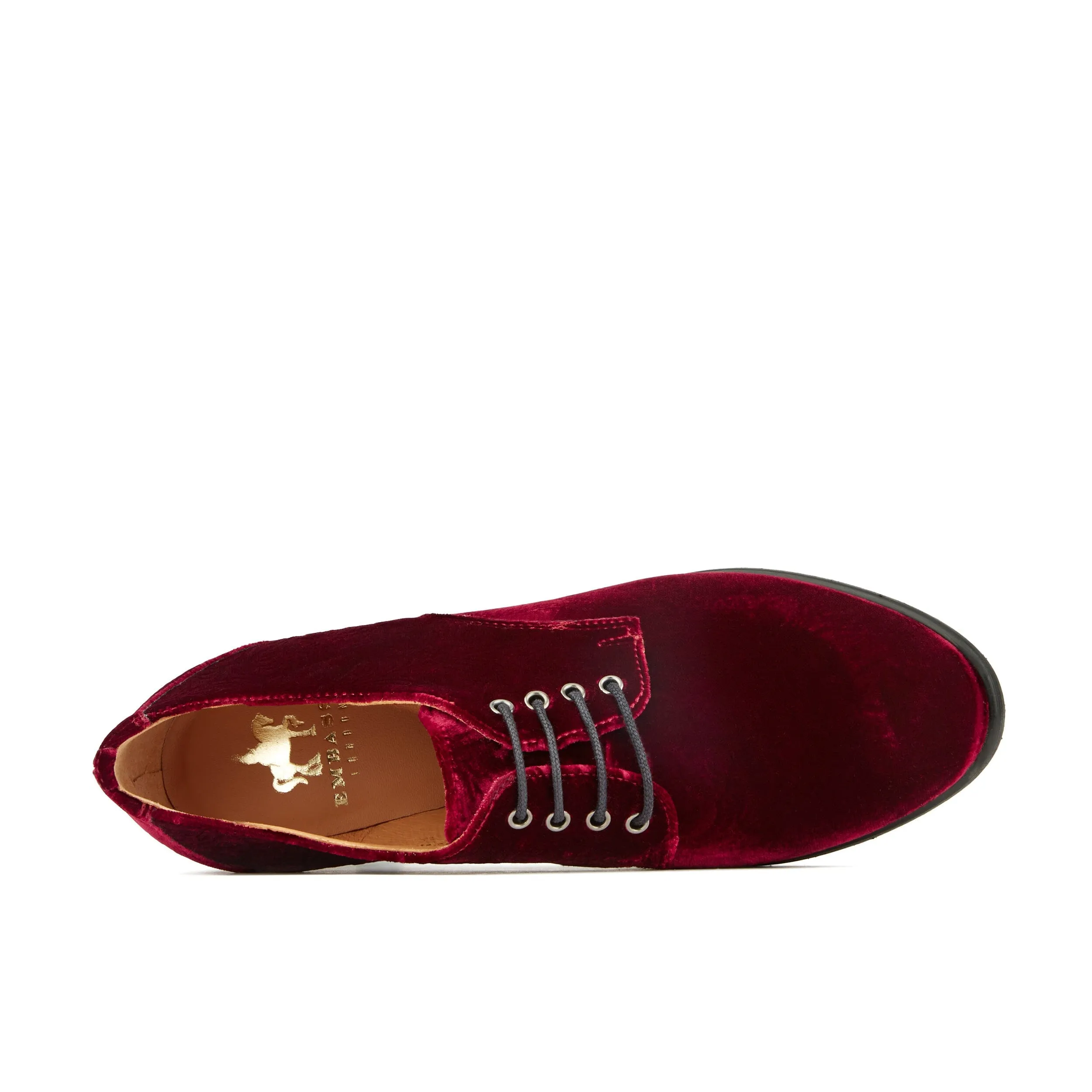 Roulette - Burgundy Paisley Velvet