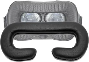 TamBee Vive Sponge Mat Breathable PU Face Foam Replacement for HTC Vive Headset PU Leather with Holes Eye Mask Black - 12mm
