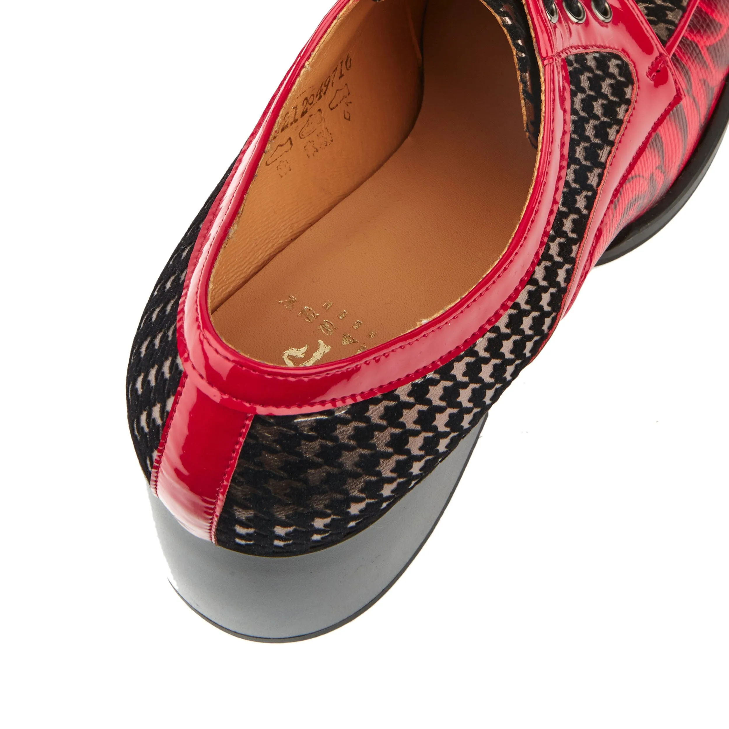 Vera - Red Rose & Houndstooth
