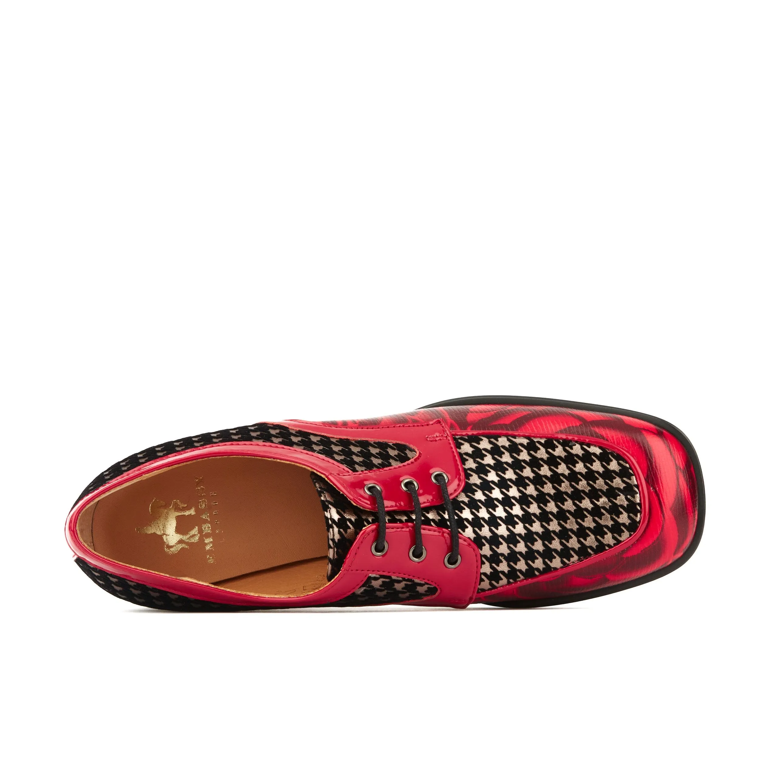 Vera - Red Rose & Houndstooth